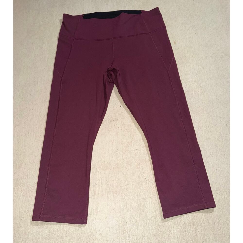 Under armour women’s maroon athletic leggings - Picture 1 of 16